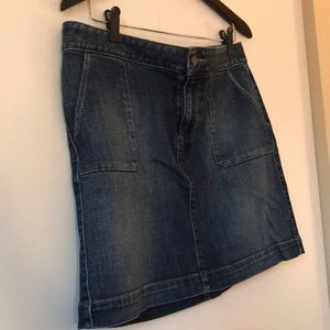 LOFT jean skirt